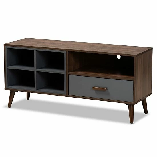 Baxton Studio Garrick TV Stand 1 Baxton Studio Garrick TV Stand
