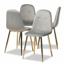 Baxton Studio Elyse Dining Chair 4-Piece Set Navy -Baxton Studio Sales unnamed file 5779