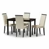 Baxton Studio Modern Cream Chair & Table Dining 5-piece Set