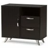Baxton Studio Modern Espresso 2-Drawer Sideboard