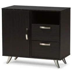 Baxton Studio Modern Espresso 2-Drawer Sideboard