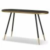 Baxton Studio Lauro Console Table Black Gold