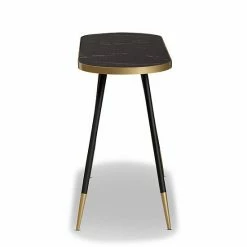 Baxton Studio Lauro Console Table Black Gold -Baxton Studio Sales unnamed file 5841