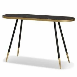 Baxton Studio Lauro Console Table Black Gold -Baxton Studio Sales unnamed file 5846