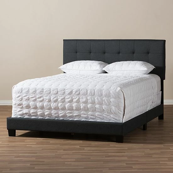 Baxton Studio Brookfield Upholstered Bed 1 Baxton Studio Brookfield Upholstered Bed