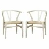 Baxton Studio Wishbone Chair White