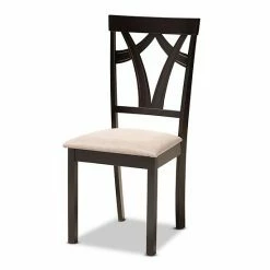 Baxton Studio Reagan Brown 5-Piece Dining Set -Baxton Studio Sales unnamed file 5863