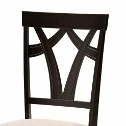 Baxton Studio Reagan Brown 5-Piece Dining Set -Baxton Studio Sales unnamed file 5866