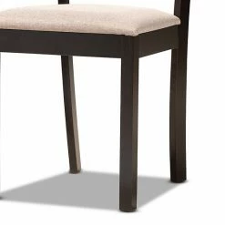 Baxton Studio Reagan Brown 5-Piece Dining Set -Baxton Studio Sales unnamed file 5867