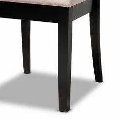 Baxton Studio Lore Dining Table & Chair 7-piece Set Gray Dark Brown 6 Baxton Studio Lore Dining Table & Chair 7-piece Set Gray Dark Brown -Baxton Studio Sales unnamed file 5875