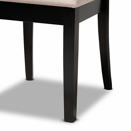 Baxton Studio Lore Dining Table & Chair 7-piece Set Gray Dark Brown Baxton Studio Lore Dining Table & Chair 7-piece Set Gray Dark Brown -Baxton Studio Sales unnamed file 5875