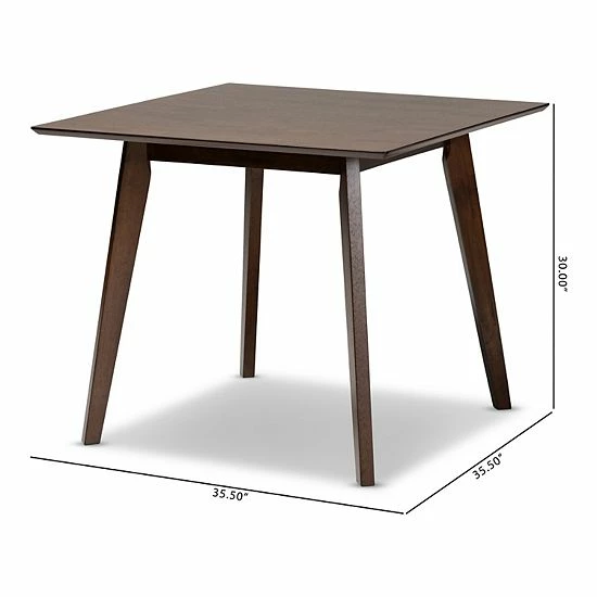 Baxton Studio Pernille Dining Table 6 Baxton Studio Pernille Dining Table - Image 6