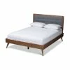 Baxton Studio Ines Bed Dark Gray