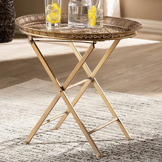 Baxton Studio Sabah Gold End Table Baxton Studio Sabah Gold End Table -Baxton Studio Sales unnamed file 5926
