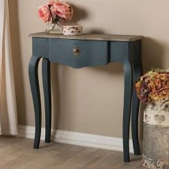 Baxton Studio Mazarine Dark Blue Console Table -Baxton Studio Sales unnamed file 5936
