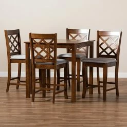 Baxton Studio Alora Pub Table & Chair 5-piece Set -Baxton Studio Sales unnamed file 5957