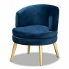 Baxton Studio Baptiste Chair Gray Gold