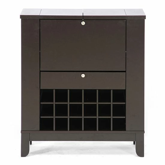 Baxton Studio Modesto Dry Bar & Wine Cabinet 3 Baxton Studio Modesto Dry Bar & Wine Cabinet - Image 3