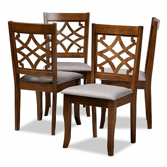 Baxton Studio Mael Dining Chair 4-piece Set 1 Baxton Studio Mael Dining Chair 4-piece Set