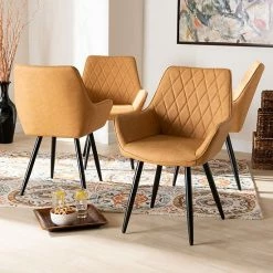 Baxton Studio Astrid Dining Chair 4-piece Set Tan Black 10 Baxton Studio Astrid Dining Chair 4-piece Set Tan Black -Baxton Studio Sales unnamed file 6