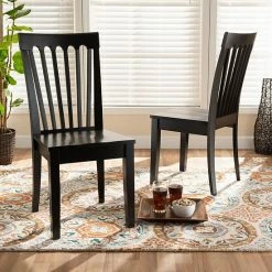 Baxton Studio Minette Dining Chair 2-piece Set Dark Brown -Baxton Studio Sales unnamed file 6005