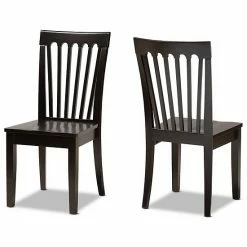Baxton Studio Minette Dining Chair 2-piece Set Dark Brown -Baxton Studio Sales unnamed file 6006