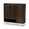 Baxton Studio Baldor Shoe Cabinet Floor Decor