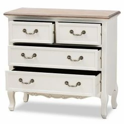 Baxton Studio Amalie White 4-Drawer Storage Cabinet 10 Baxton Studio Amalie White 4-Drawer Storage Cabinet -Baxton Studio Sales unnamed file 6025