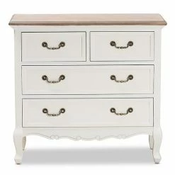 Baxton Studio Amalie White 4-Drawer Storage Cabinet 11 Baxton Studio Amalie White 4-Drawer Storage Cabinet -Baxton Studio Sales unnamed file 6026