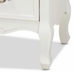 Baxton Studio Amalie White 4-Drawer Storage Cabinet 15 Baxton Studio Amalie White 4-Drawer Storage Cabinet -Baxton Studio Sales unnamed file 6030