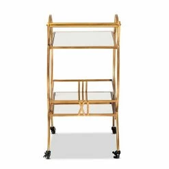 Baxton Studio Arsene Gold Cart 8 Baxton Studio Arsene Gold Cart -Baxton Studio Sales unnamed file 6058