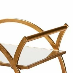 Baxton Studio Arsene Gold Cart 9 Baxton Studio Arsene Gold Cart -Baxton Studio Sales unnamed file 6059