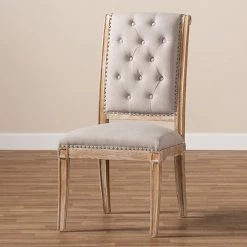 Baxton Studio Charmant Beige Dining Chair -Baxton Studio Sales unnamed file 6072