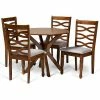Baxton Studio Mila Dining Table & Chair 5-piece Set