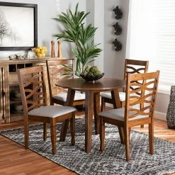 Baxton Studio Darina Dining Table & Chair 5-piece Set -Baxton Studio Sales unnamed file 6110