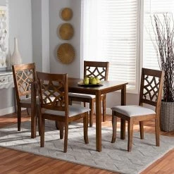 Baxton Studio Celina Dining Table & Chair 5-piece Set 13 Baxton Studio Celina Dining Table & Chair 5-piece Set -Baxton Studio Sales unnamed file 6117