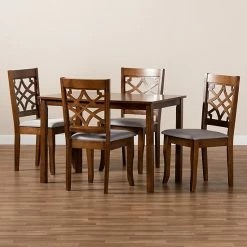 Baxton Studio Celina Dining Table & Chair 5-piece Set 14 Baxton Studio Celina Dining Table & Chair 5-piece Set -Baxton Studio Sales unnamed file 6118