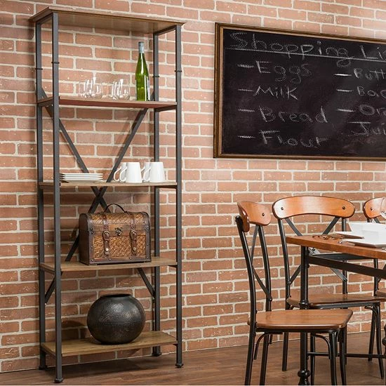 Baxton Studio Lancashire Bookcase 1 Baxton Studio Lancashire Bookcase