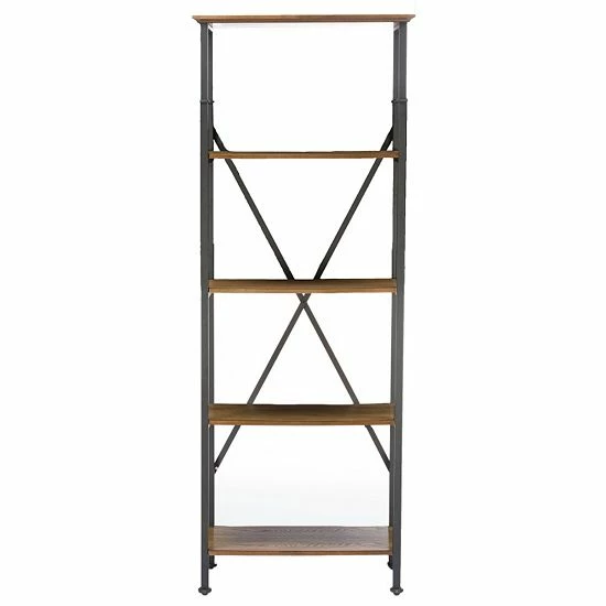 Baxton Studio Lancashire Bookcase 3 Baxton Studio Lancashire Bookcase - Image 3