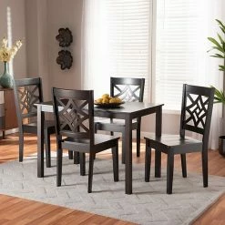 Baxton Studio Nicolette Dining 5-piece Set Dark Brown Walnut 16 Baxton Studio Nicolette Dining 5-piece Set Dark Brown Walnut -Baxton Studio Sales unnamed file 6168