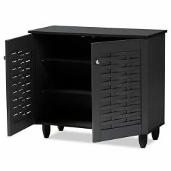 Baxton Studio Winda Charcoal Shoe Cabinet 7 Baxton Studio Winda Charcoal Shoe Cabinet -Baxton Studio Sales unnamed file 6189