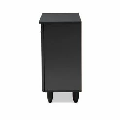 Baxton Studio Winda Charcoal Shoe Cabinet 8 Baxton Studio Winda Charcoal Shoe Cabinet -Baxton Studio Sales unnamed file 6190