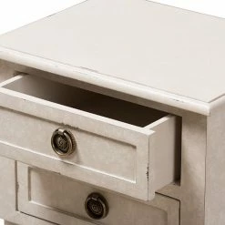 Baxton Studio Lenore White Nightstand 10 Baxton Studio Lenore White Nightstand -Baxton Studio Sales unnamed file 6196