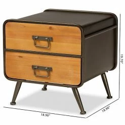 Baxton Studio Kaiya Nightstand Table -Baxton Studio Sales unnamed file 6221