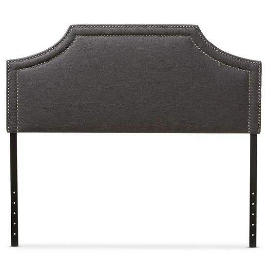 Baxton Studio Avignon Upholstered Headboard Gray Beige 2 Baxton Studio Avignon Upholstered Headboard Gray Beige - Image 2