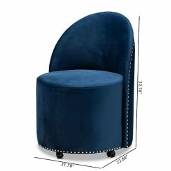Baxton Studio Bethel Chair Navy Blue Black 17 Baxton Studio Bethel Chair Navy Blue Black -Baxton Studio Sales unnamed file 6257