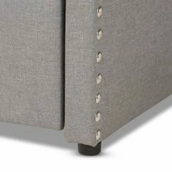 Baxton Studio Lanny Sofa Twin Daybed & Trundle Gray 12 Baxton Studio Lanny Sofa Twin Daybed & Trundle Gray -Baxton Studio Sales unnamed file 6270