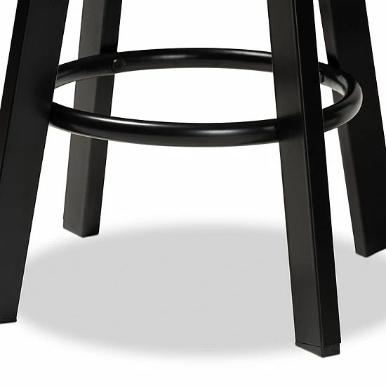 Baxton Studio Maritta Bar Stool 2-piece Set 3 Baxton Studio Maritta Bar Stool 2-piece Set - Image 3