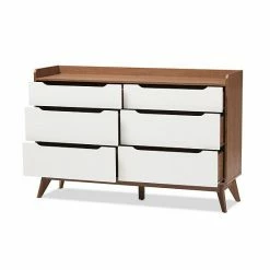 Baxton Studio Brighton Mid-Century 6-Drawer Dresser 8 Baxton Studio Brighton Mid-Century 6-Drawer Dresser -Baxton Studio Sales unnamed file 631