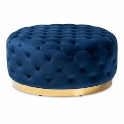 Baxton Studio Sasha Ottoman Gray Gold 13 Baxton Studio Sasha Ottoman Gray Gold -Baxton Studio Sales unnamed file 6316